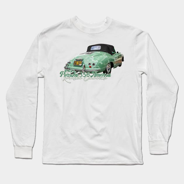 1953 Porsche 356 America Roadster Convertible Long Sleeve T-Shirt by Gestalt Imagery